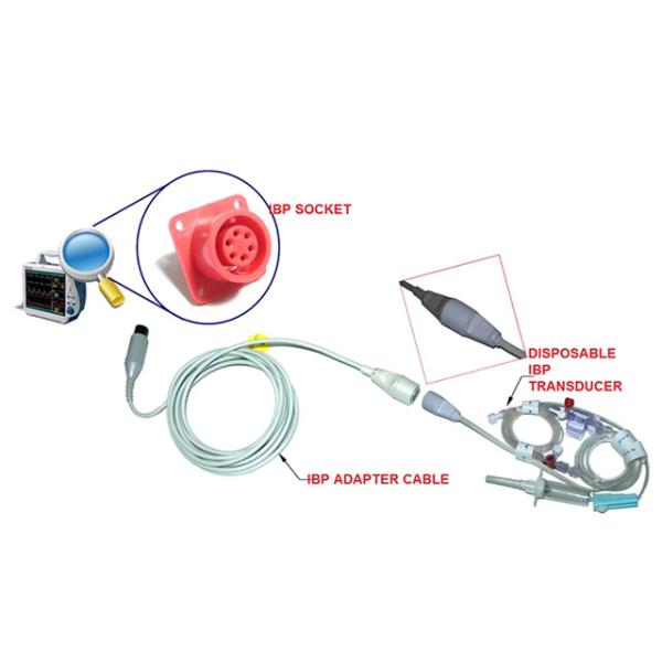 Single Channel PVC Disposable Pressure Transducers Edward Connector