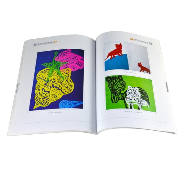 OEM Soft Cover Book Printing Glue Binding Section Stitching Embossed