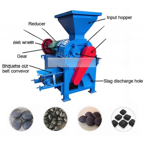 Prices Processing Machinery Compressed Charcoal Briquette Machine with and AC Motor