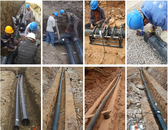 HDPE Electrofusion 45 Degree Pipe Elbow For Gas Supply
