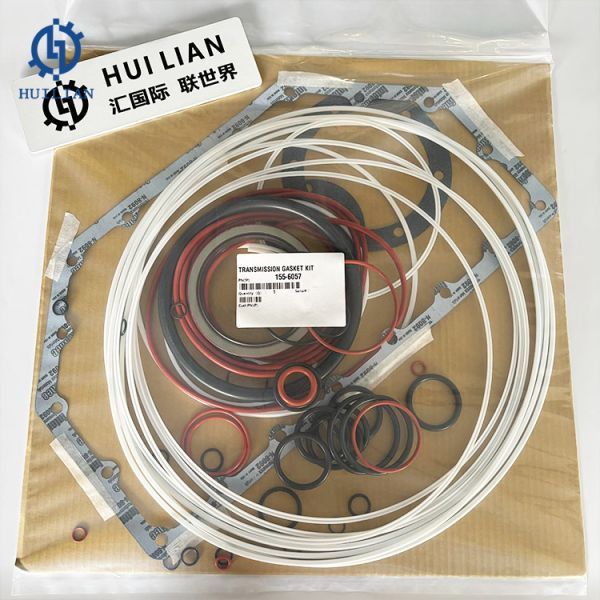 155-6057 Transmission Overhaul Gasket Seal Kit Pilot Valve Oil Seals for WA120-3 WA150-3 WA180-3 Bulldozer Excavator Parts