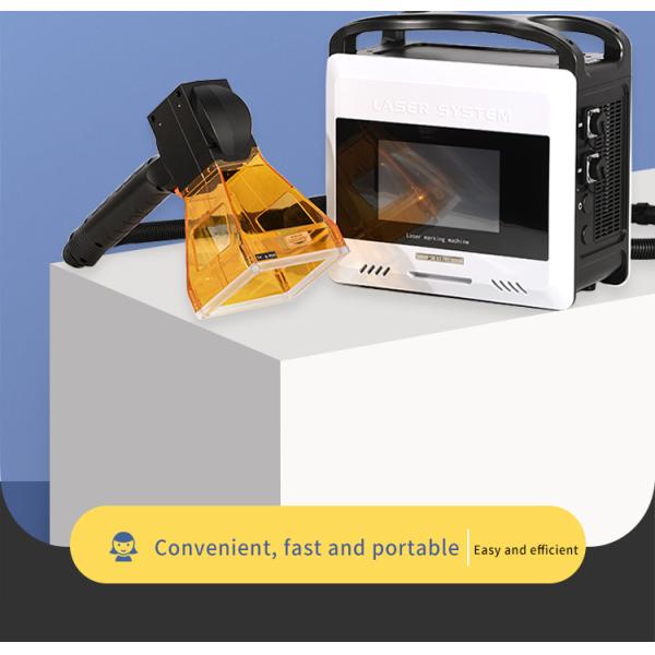 828LB 20w 30w Fiber Laser Marking Machine for All Materials Supported by BMP Format