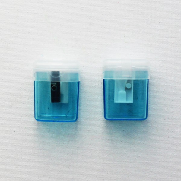 office school supplies translucent cover multicolor plastic sharpener