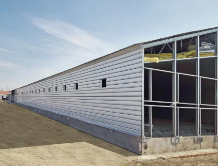 Fast Installation Hot-Dip Galvanized Light Steel Structure Chicken Coop with Customizable Dimensions