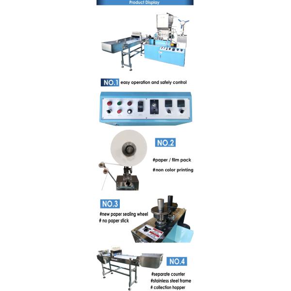 High Speed Paper Straw Packaging Single Straw Packaging Machine