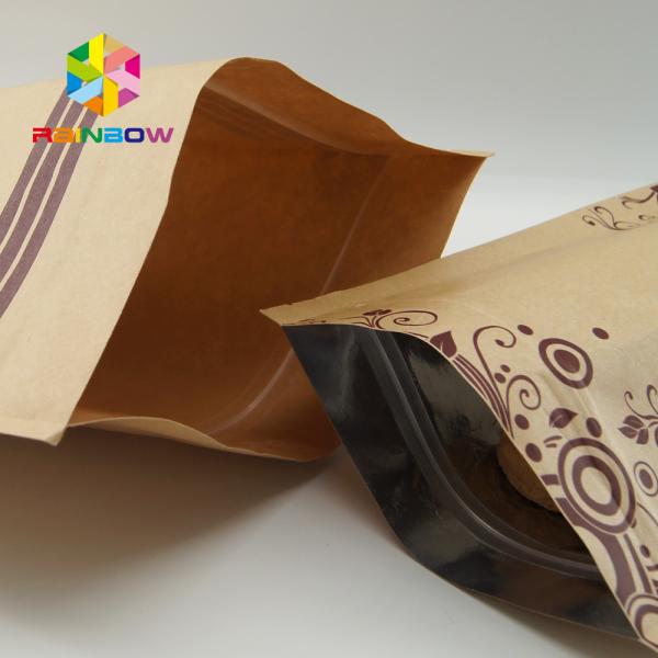 Stand Up Pouch Snack Bag Packaging k Custom Printing 150 Micron Thickness