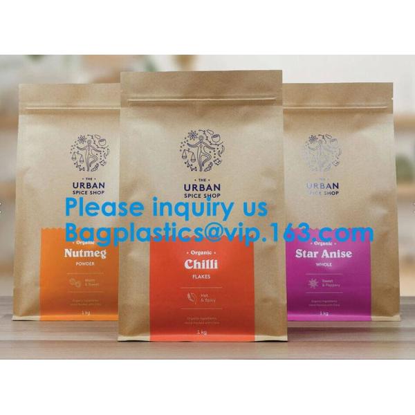 Biodegradable Foil Packaging Soft Zipper Stand Up Bottom Gusset Plastic Drinking Pouches Bags With Straws