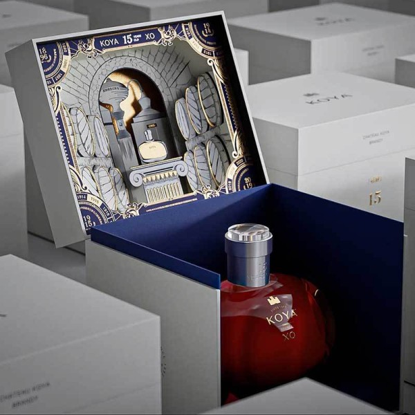 Custom XO Brandy Box Packaging