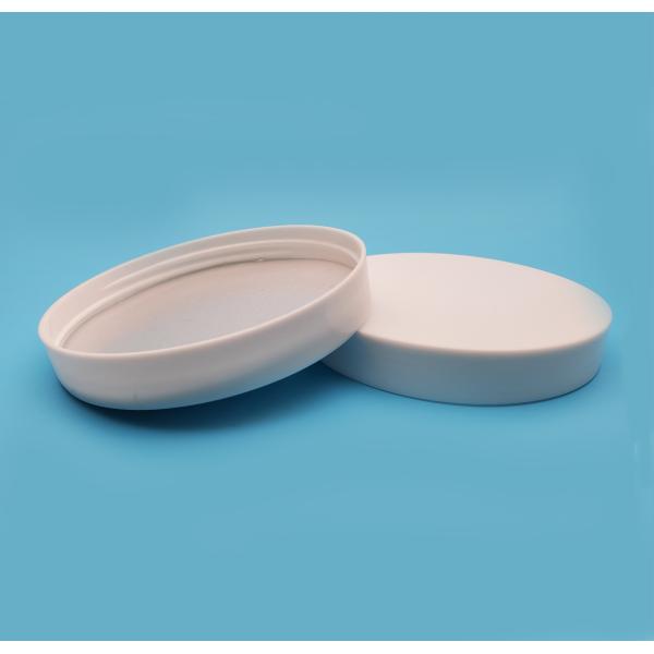 Non Spill Plastic Container Screw Lid , 89/400 White Plastic Bottle Cap