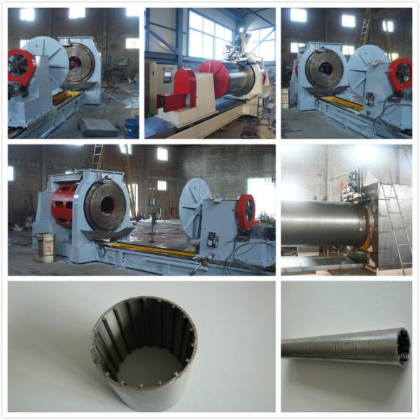 Mining Screen Panels V Wedge Wire Screen Machine 8700MM Length