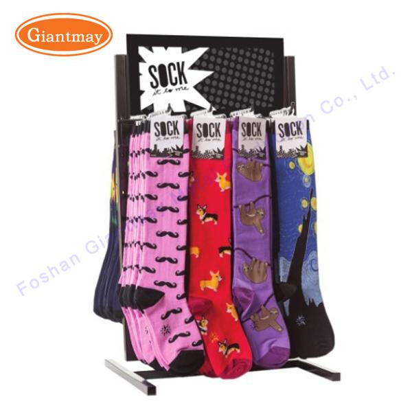Tabletop Hanging Stand With Hooks Counter Top Display Rack