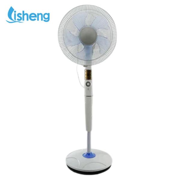 High Efficiency 12V BLDC Rechargeable Solar Fan With Remote Control And Adapter