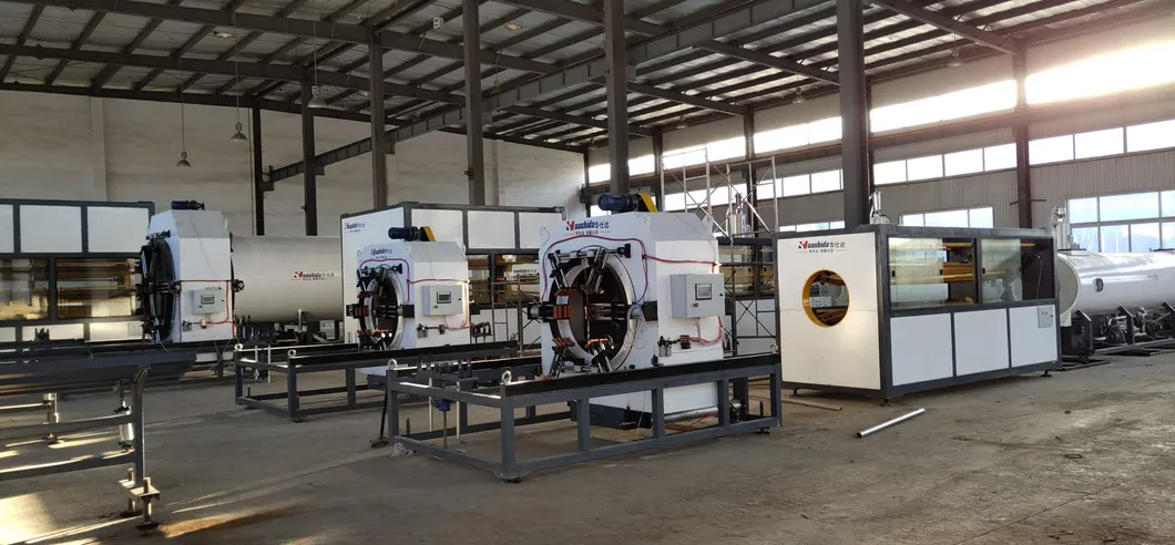 HUASHIDA 110-2000mm Plastic HDPE Thin Wall Casing Case Shell Jacket Pipe Making Machine