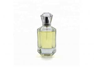 Quality Aluminium Cap Antique Clear Glass Perfume Bottles 100ml With Atomizer for sale