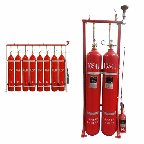 Easy Installation Inert Gas Fire Suppression System and Environmentally Friendly