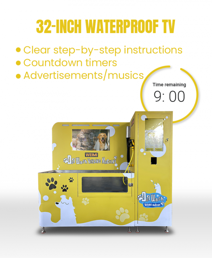 Outdoor Self Service Dog Wash Machine Can be Placed in Park, Community, Gas Station