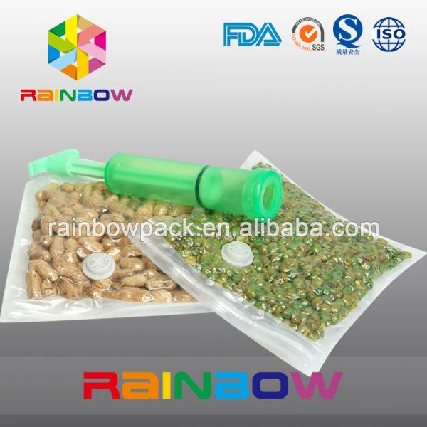 CPP Texture Food Vacuum Seal Bags for Vegetables Retain Freshness