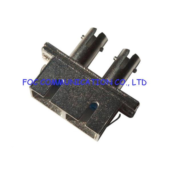 SC - ST Duplex Metal Optic Fiber Adapter For Ftth And Fttx , Low Insertion Loss