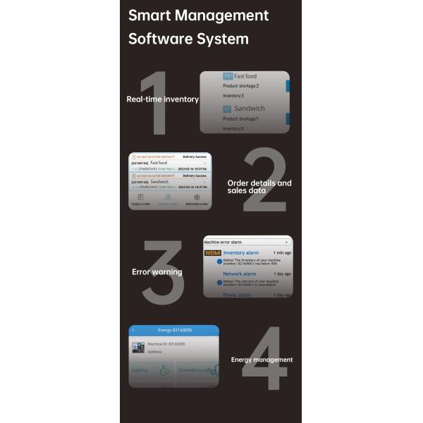 Public Convenient Breakfast Food Sandwich Custom Vending Machine With Microwave Micron