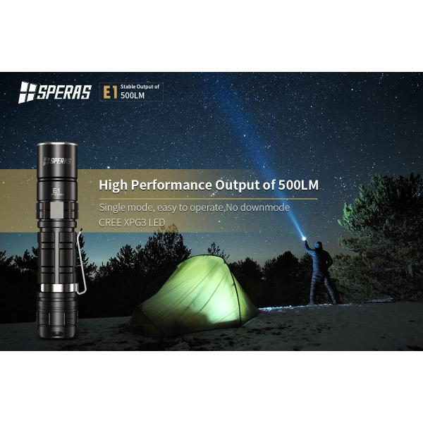 Economic LED Brightness 500lm Small Handheld Flashlights