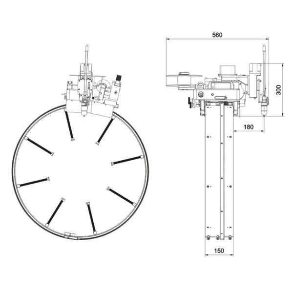 MIG TRACK 60 Welding Trolley System