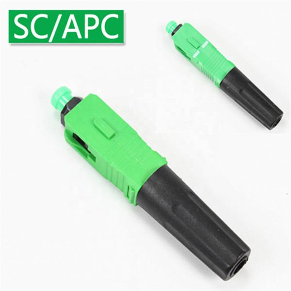 Fiber optic SC/APC fast connector 55mm