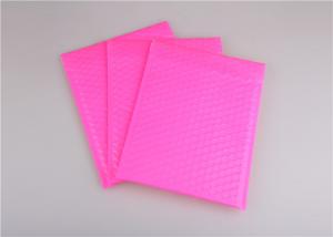 China Poly Pink Bubble Mailers Bags , Colorful Bubble Mailing Envelopes For Packaging on sale