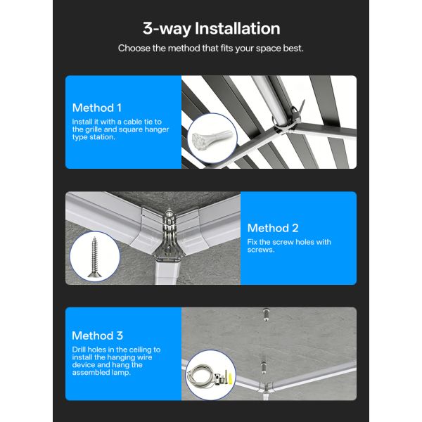 LED Hex Light Hexagon Panel Lighting System Modular Connectable Honeycomb Ceiling Lights For Home Garage Studio Office