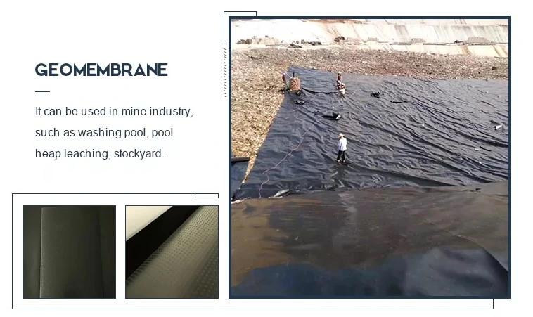 Black High Density Polyethlene Liner Geomembrane