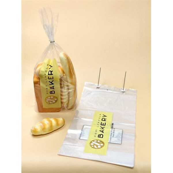 Leakproof Plastic Bread Bag Package Protection 10 Color Printed Design