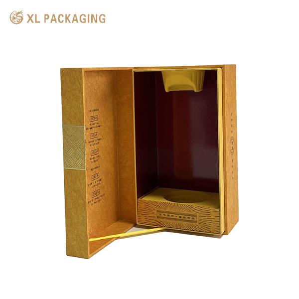 XL Packaging Custom Packaging Box Factory Custom Printing Whisky Wine Packaging Box Luxury Rigid Cardboard Gift Packaging Box