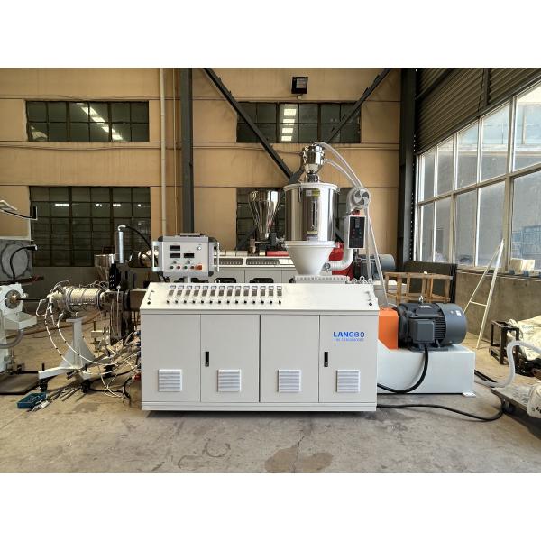 ISO certificate PE Pipe Extrusion Line With Calibration / Cooling Process