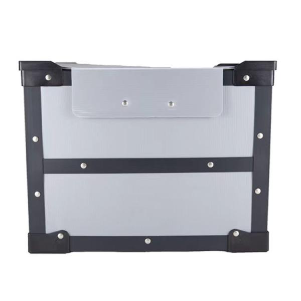 Anti Corrosion Plastic Shipping Box Rectangular Fluted Plastic Containers Customized