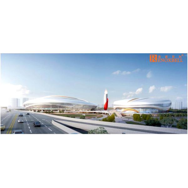 3D Hyperbolic Aluminium Panel With Convex Protuberant Surface For Special Building Decoration