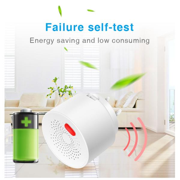 APP Control 70dB/m 1.5W Tuya WiFi GAS LPG Leak Sensor