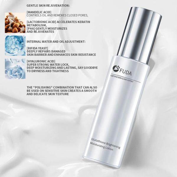 Glutathione Brightening Ceramide Face Lotion Moissturizer Flaky Sensitive Skin Redness Removing
