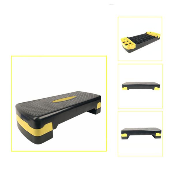 Aerobic Stepper With Risers Aerobic Step Platform Adjustable Exercise Fitness Workout Stepper