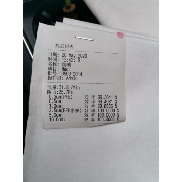 175mm Width 25g Pp Meltblown Nonwoven Fabric
