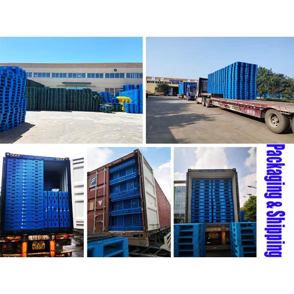 Garages Perforated Pallet HDPE Rackable Plastic Pallets Customized