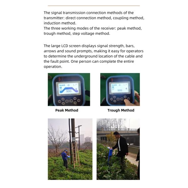 Portable Cable Fault Location System for Direction and Depth Detection