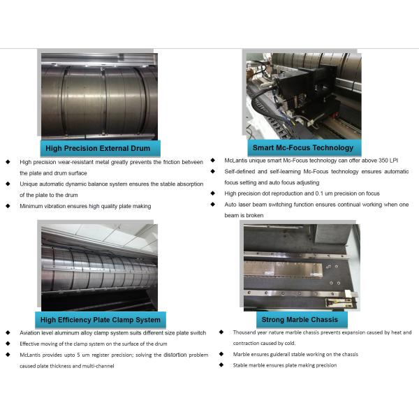 Horizontal Auto Loader UV Laser CTCP Machine ctp printing machine