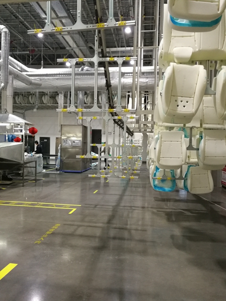 Automobile Seat Glue Electrostatic Powder Coating Line