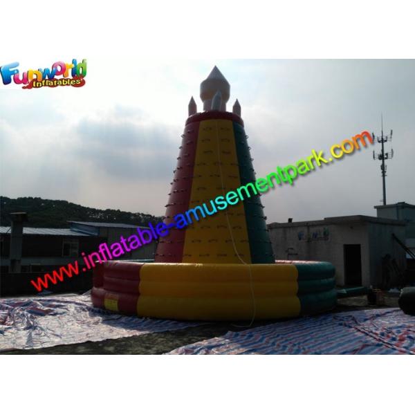 Waterproof Inflatable Climbing Wall , Customized Rock Mountain Climb Wall