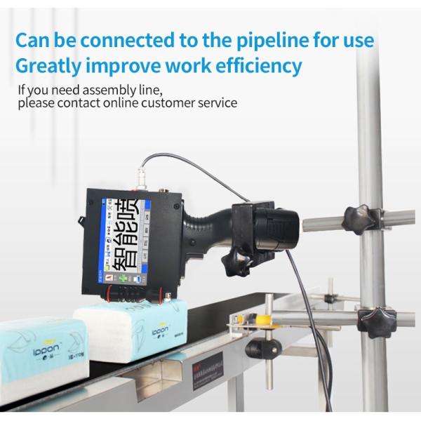 5-50mm Printing Height Batch Number Coding Machine Handheld Double Nozzle Inkjet Printer