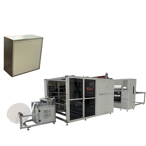High Efficiency Non Partition HEPA Glass Fiber Filter Paper Pleating Machine Hepa Air Filter Making Machine