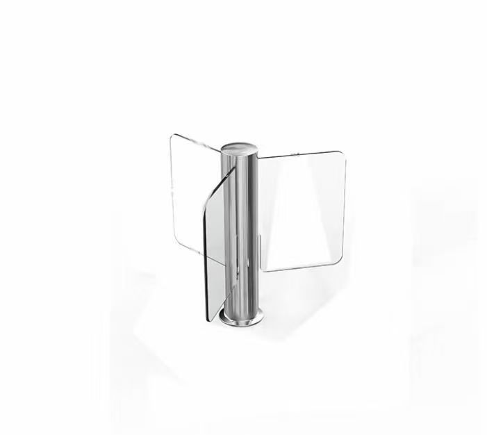 Three Lane 168mm Cylindrical Swing Barrier Gate Turnstile High Security Access Control System
