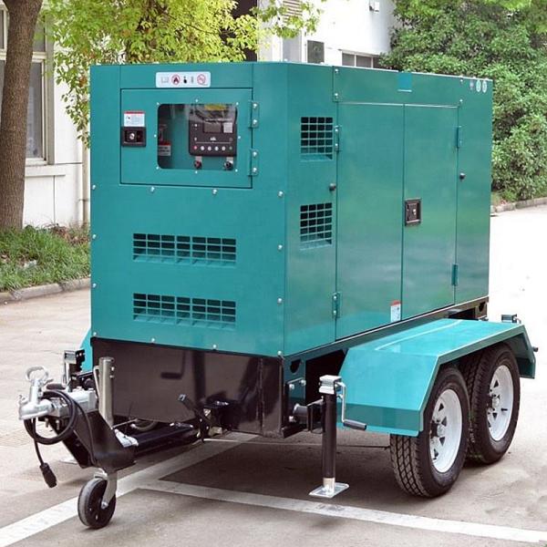 Diesel Engine Generator Set Rated Current 3.6A-3600A Construction Sites Trailer Mobile Silent Generator Diesel