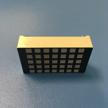 Ultra bright blue 3mm 5*7 sqaure dot matrix led display row cathode column anode for elevator floor indicator