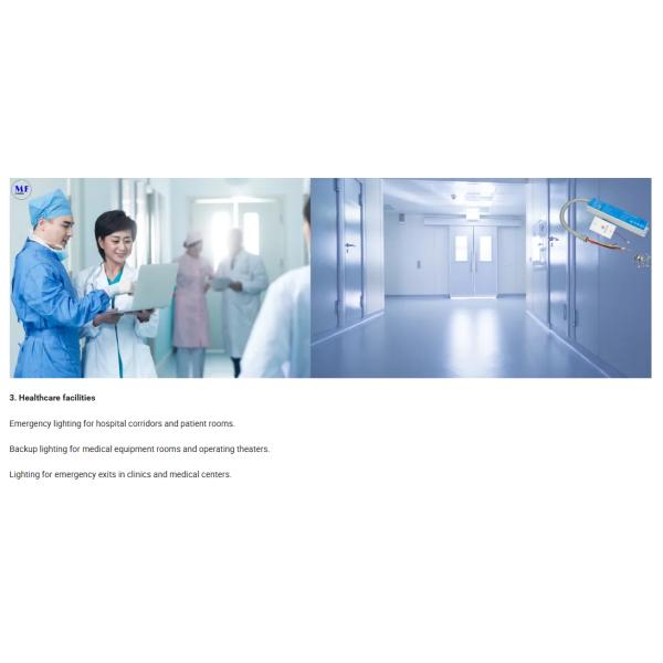 UL924/CSA Emergency Panic Light Ballast Powerpack LED Driver Certified Smart Indicator Li-ion 2500mAh 15W 1.5h 5-Year Warranty For Indoor Luminaires