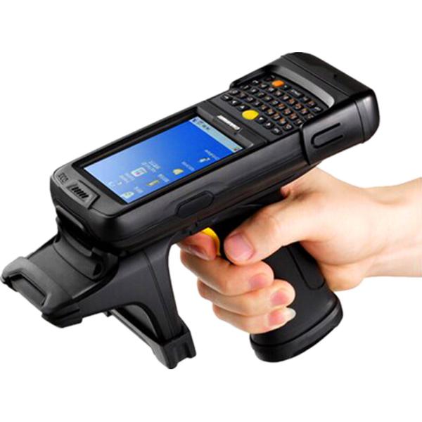 Touch Screen Portable RFID Reader Long Range Low Power Consumption 153*75*29mm